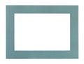 flat green blue passe-partout for picture frame Royalty Free Stock Photo