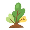 Flat Green Turnip And Beet Leaves Icon