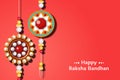 flat happy raksha bandhan background illustration