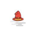 Flat Hat Icon. Vector Royalty Free Stock Photo