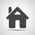 Flat home icon