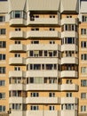 Flat house windows and balcony