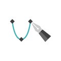 Flat icon - Bezier