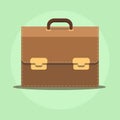 Flat icon briefcase. Business icon. Royalty Free Stock Photo