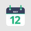 Calendar 12th of May