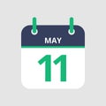 Calendar 11th of May