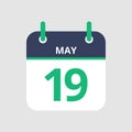 Calendar 19th of May