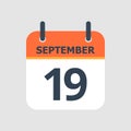 Calendar 19th of September