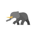 Flat icon - Elephants