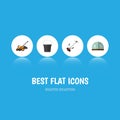 Flat Icon Farm Set Of Hothouse