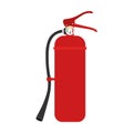 Flat icon fire extinguisher Royalty Free Stock Photo