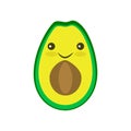 Flat Icon Fruit Avocado