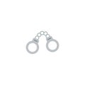 Flat Icon Handcuffs Element. Vector Illustration Of Flat Icon Manacles Isolated On Clean Background. Can Be Used As