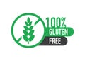 Flat icon with lactose gluten gmo sugar free. Organic signs. Vector illustration.