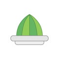 Flat icon lemon squeezer