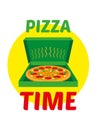 Pizza time Royalty Free Stock Photo