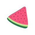 Flat icon piece of watermelon