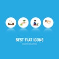 Flat Icon Seed Set Of Sow, Florist, Care And Other Vector Objects. Also Includes Plant, Seed, Hand Elements.