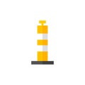Flat icon - Traffic cone Royalty Free Stock Photo