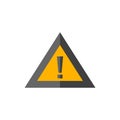 Flat icon - Warning sign