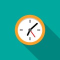 Flat icons for clock,vector illustrations Royalty Free Stock Photo