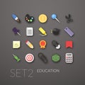 Flat icons set 2