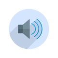 Flat icons for Speaker,vector illustrations Royalty Free Stock Photo