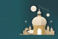 Flat illustration, eid ul azha concept