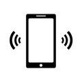 Phone template with wifi. Phone icon. vector