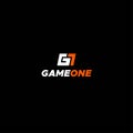 Flat initial G GAME ONE challenge logo design