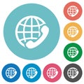 Flat international call icons