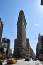 Flat Iron Building in New York City Royalty Free Stock Photo