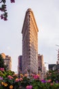 Flat iron building in NYC, USA