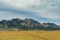 Flat Irons with Brown Grass Royalty Free Stock Photo