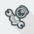 Assistance time icon