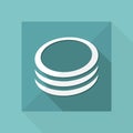 Coins - Vector web icon