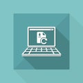 Download update file - Flat minimal icon