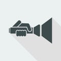 Flashlight icon Royalty Free Stock Photo