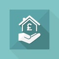 Home cost icon - Sterling