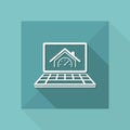 House performance - Vector icon for computer website or application Royalty Free Stock Photo