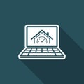 House performance - Vector icon for computer website or application Royalty Free Stock Photo