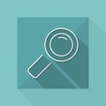 Magnifying glass icon - Thin series Royalty Free Stock Photo