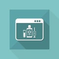 Medical digital page - Vector icon for computer website or application Royalty Free Stock Photo