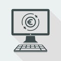 Money web service - Euro Royalty Free Stock Photo