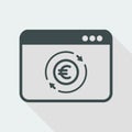 Money web service - Euro Royalty Free Stock Photo