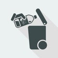 Separate waste collection icon Royalty Free Stock Photo