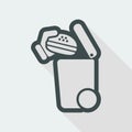 Separate waste collection icon