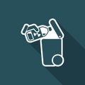 Separate waste collection icon Royalty Free Stock Photo