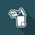 Separate waste collection icon Royalty Free Stock Photo
