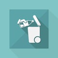 Separate waste collection icon